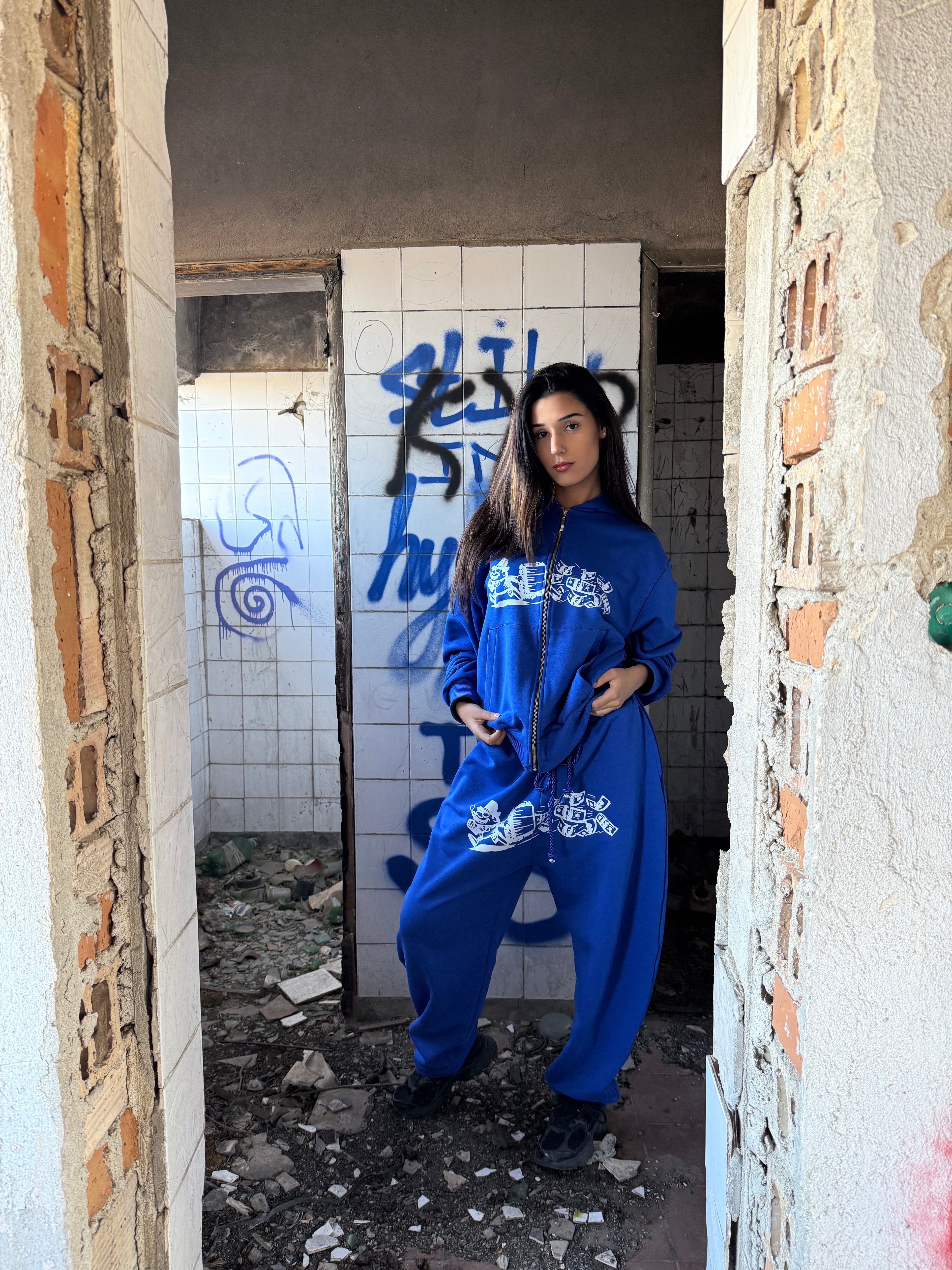 RUNNING MAN JOGGERS [NAVY BLUE]