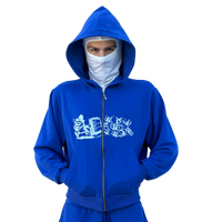 RUNNING MAN ZIP-UP [NAVY BLUE]