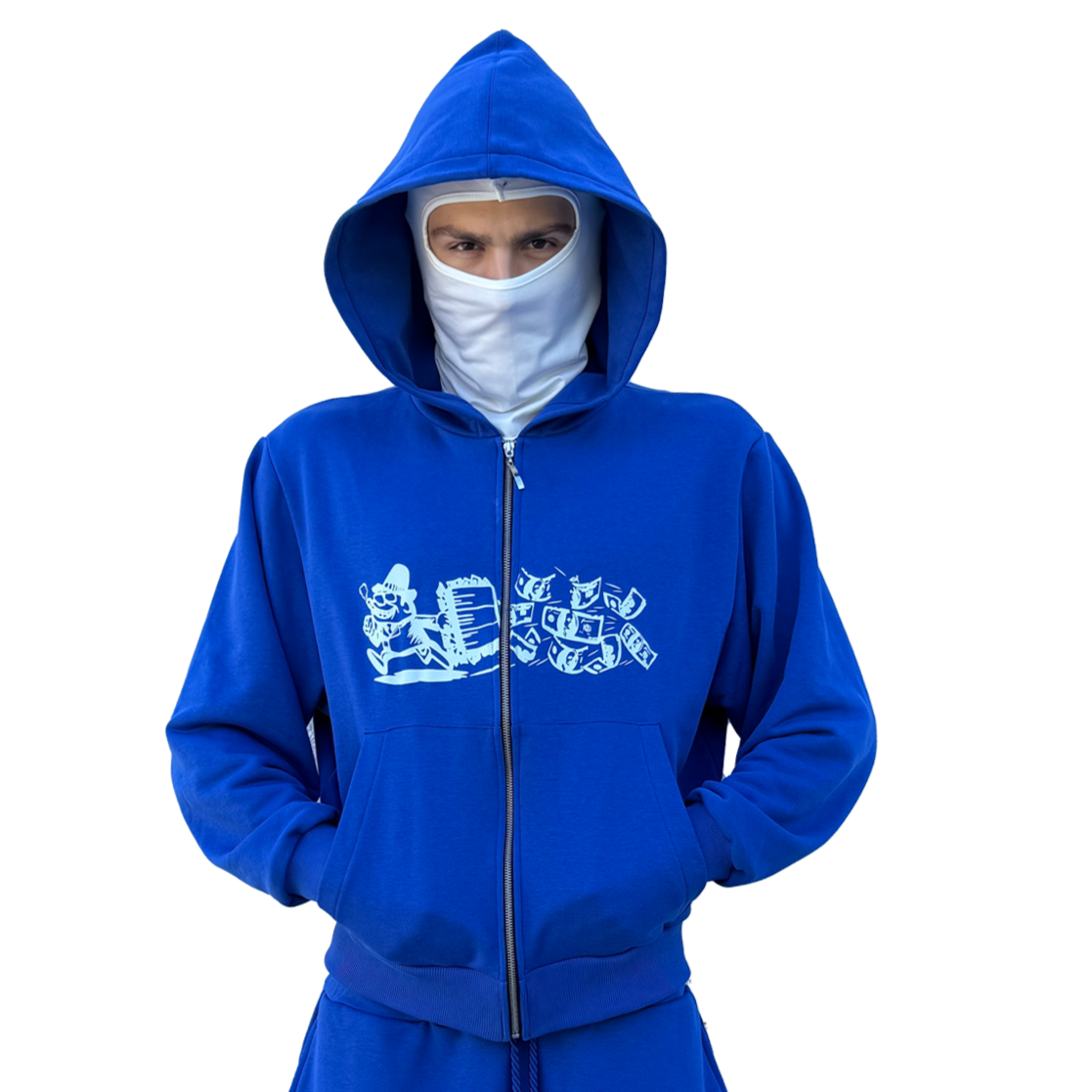 RUNNING MAN ZIP-UP [NAVY BLUE]