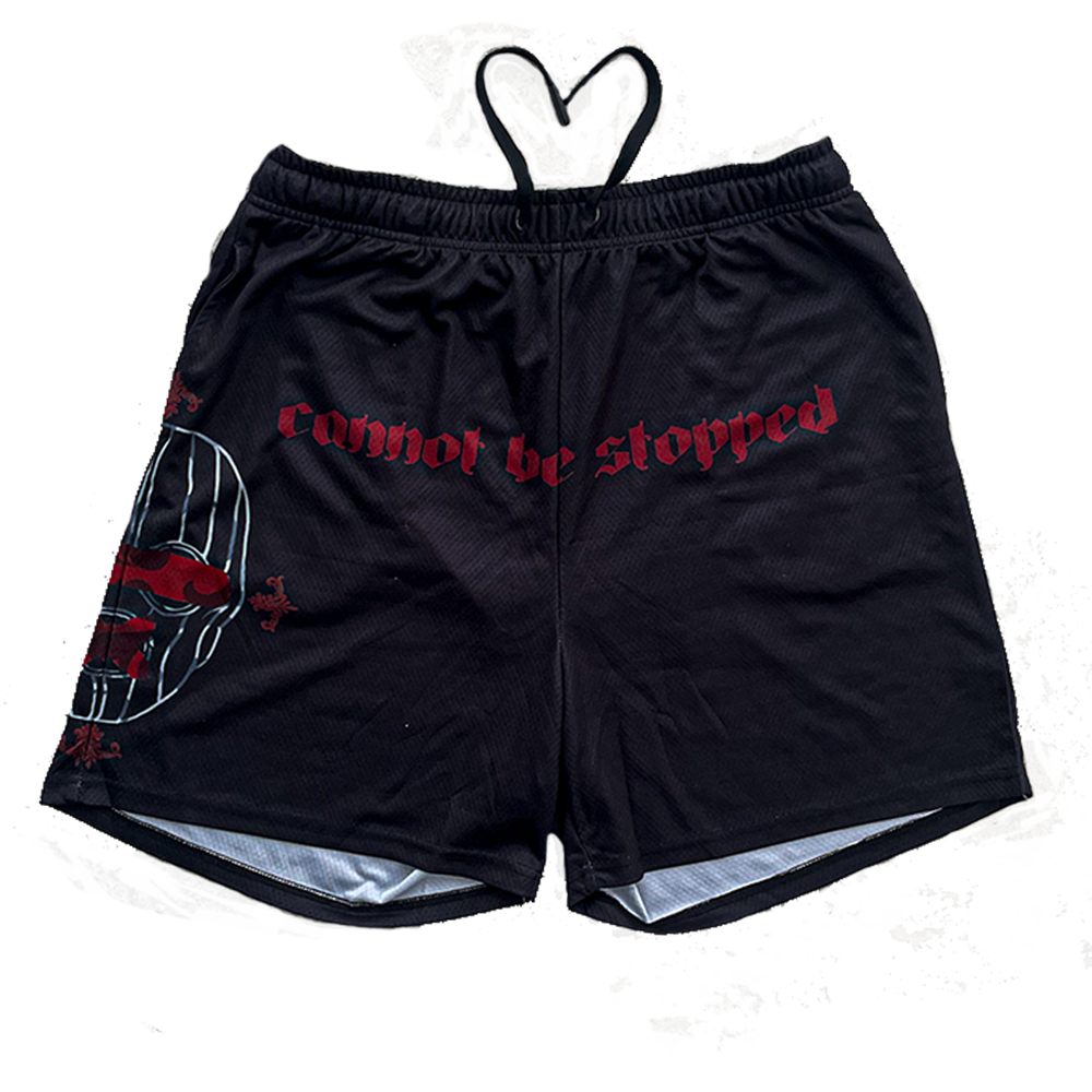 CNTBSTPD MASK MESH SHORTS