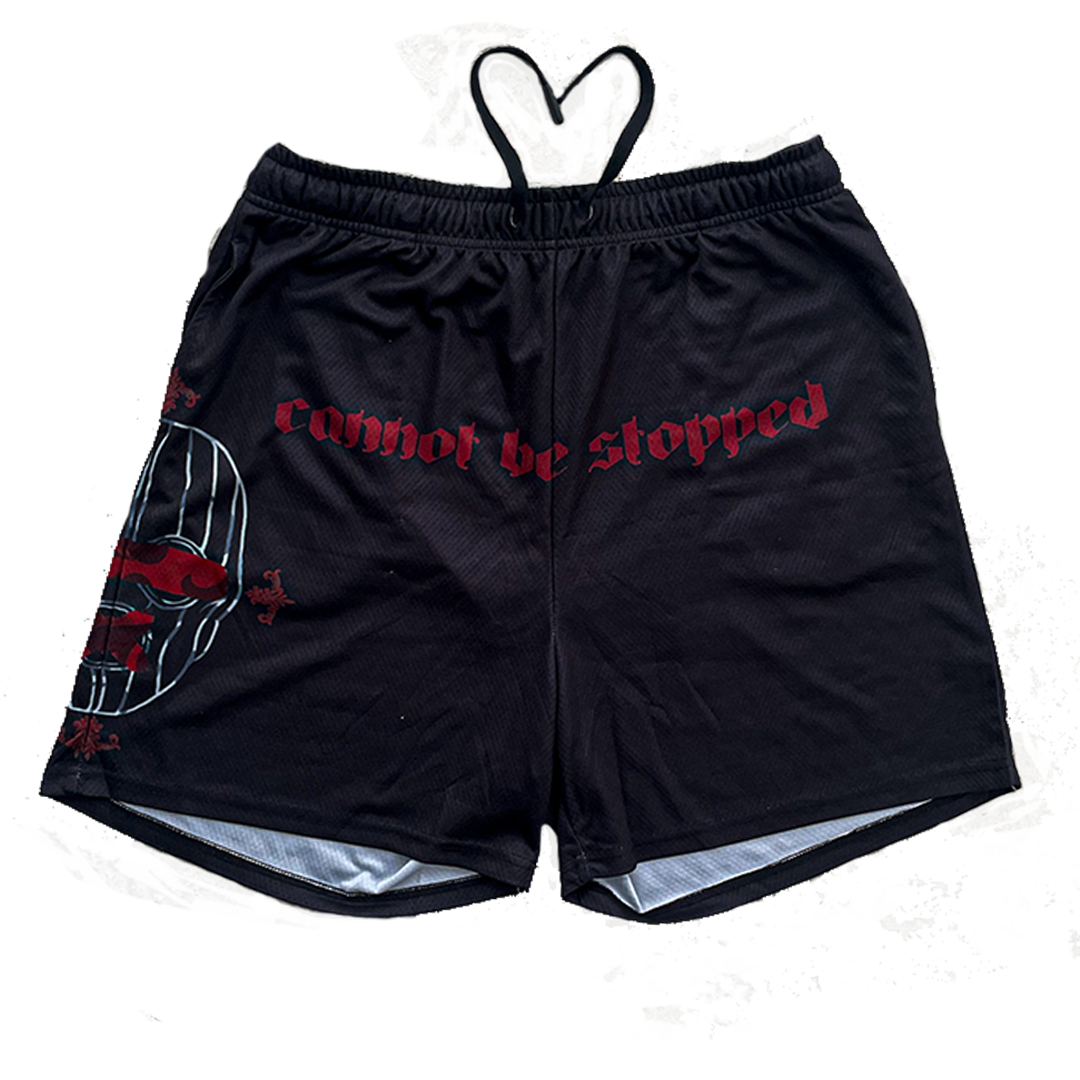CNTBSTPD MASK MESH SHORTS
