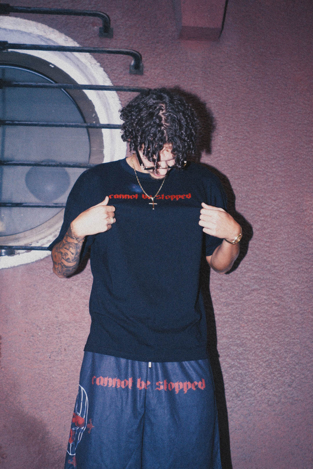 CNTBSTPD MASK MESH SHORTS