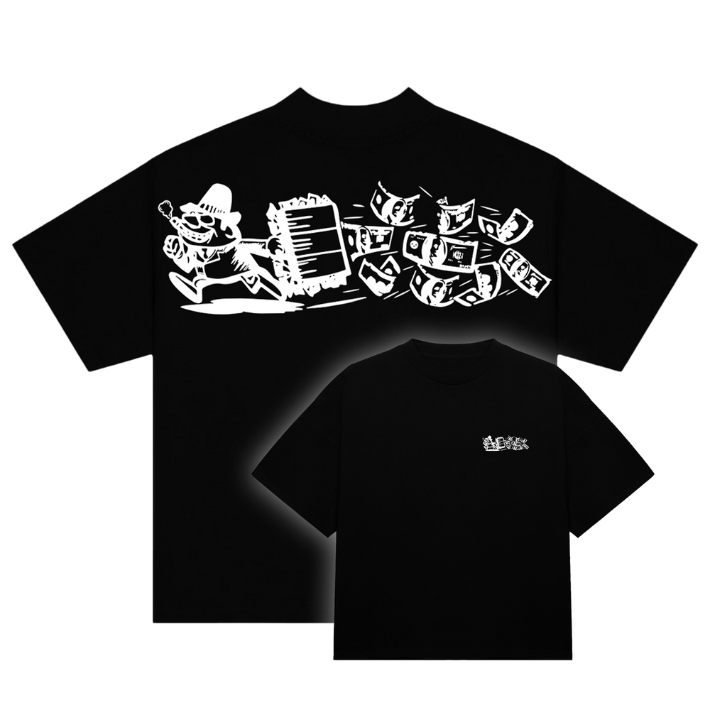 RUNNING MAN ESSENTIAL V3 [BLACK/WHITE]