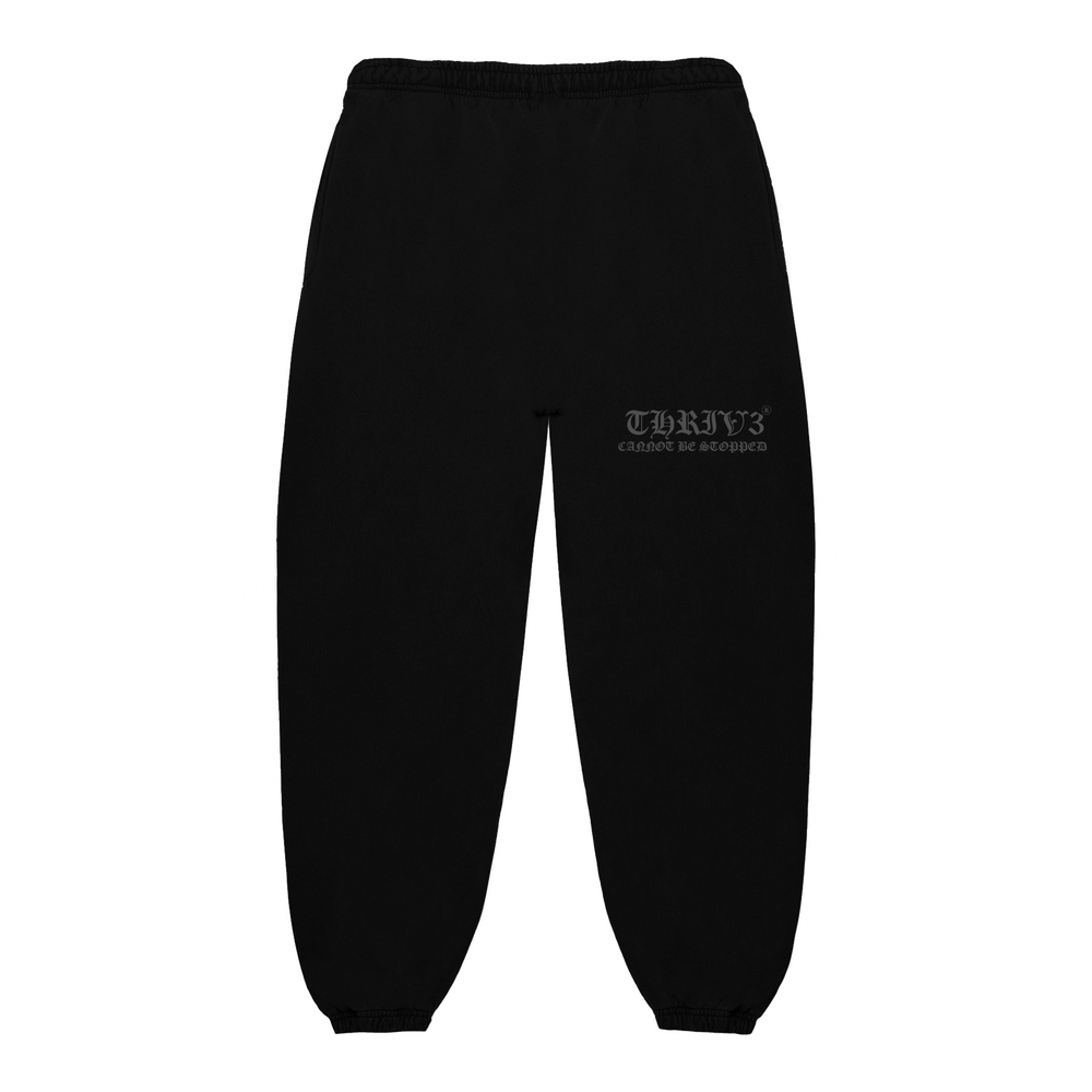 DRAGON SWEATPANTS [BLACK ON BLACK] ONLY 3 MADE!