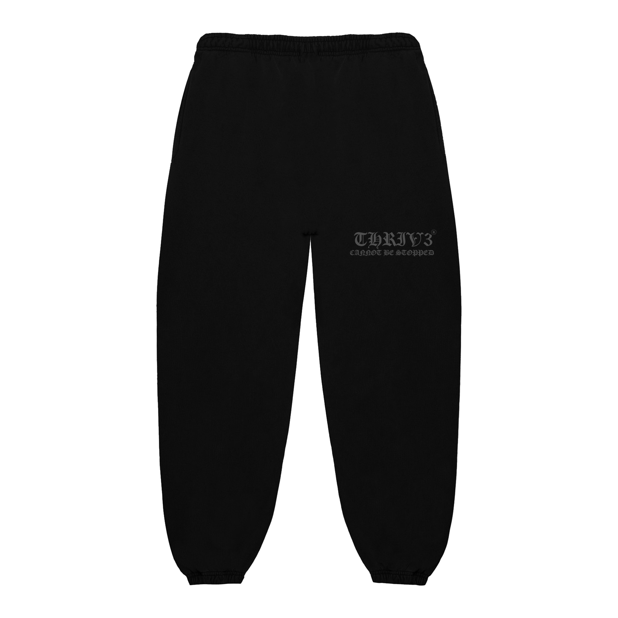 DRAGON SWEATPANTS [BLACK ON BLACK] ONLY 3 MADE!