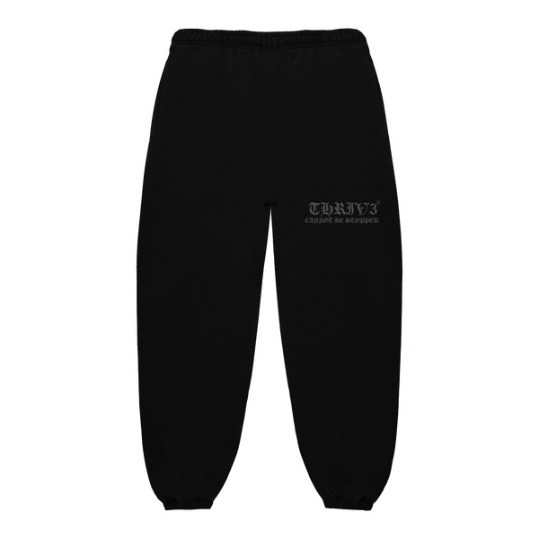 DRAGON SWEATPANTS [BLACK ON BLACK] ONLY 3 MADE!