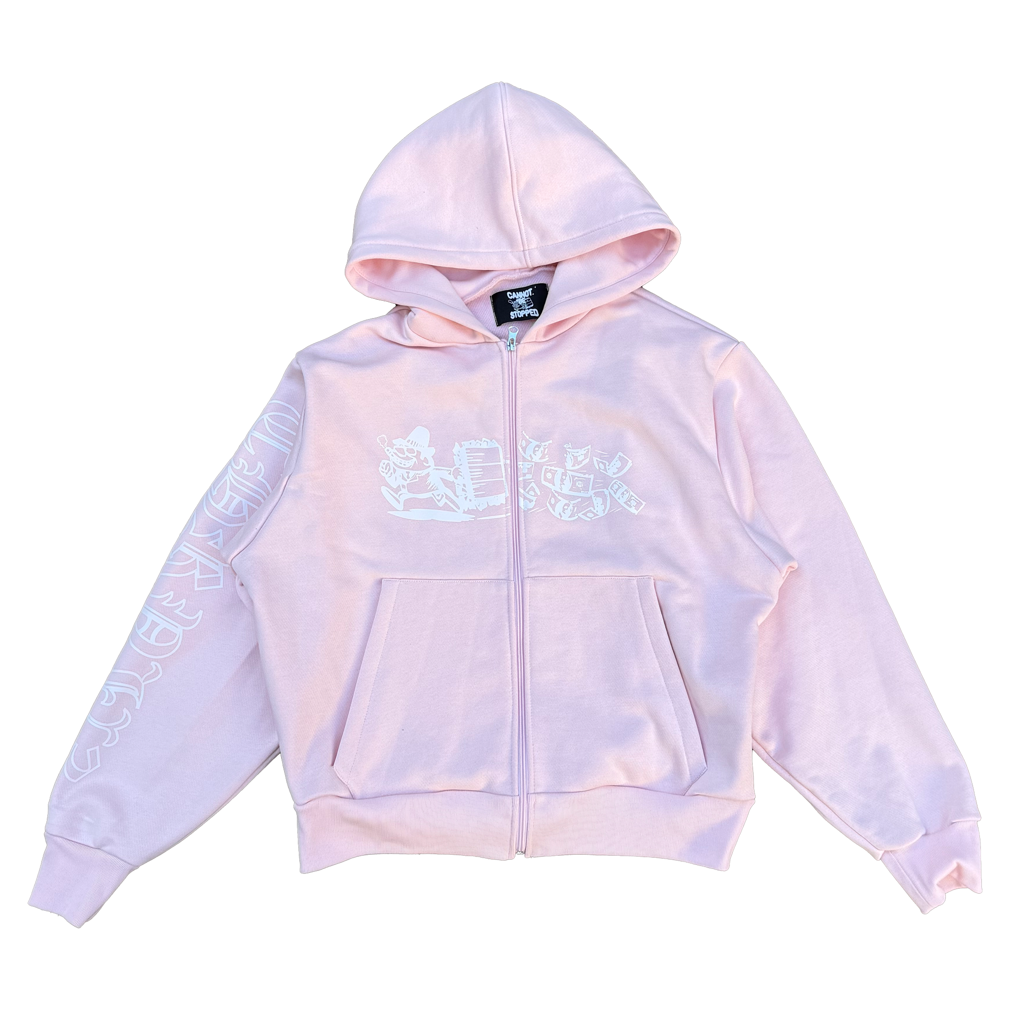 DELUXE ZIP-UP [BABY PINK]