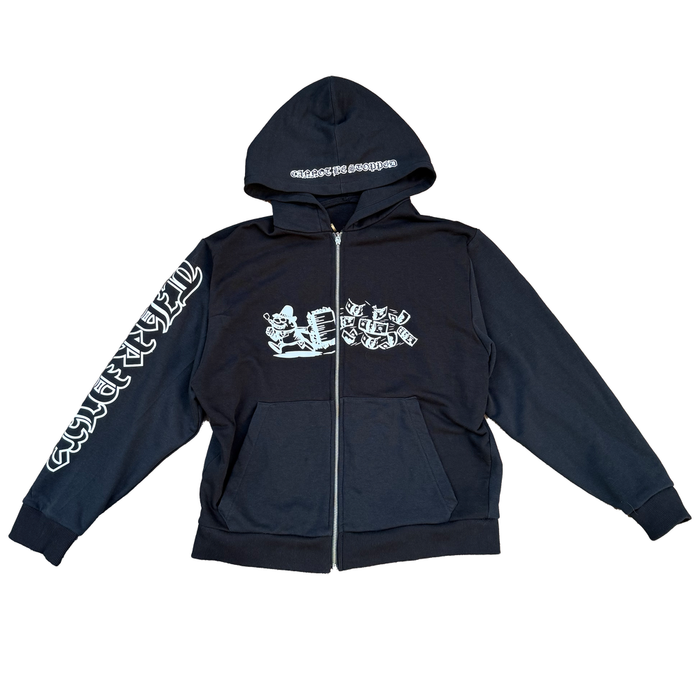 DELUXE ZIP-UP [BLACK]