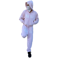 RUNNING MAN ZIP-UP [BABY PINK]