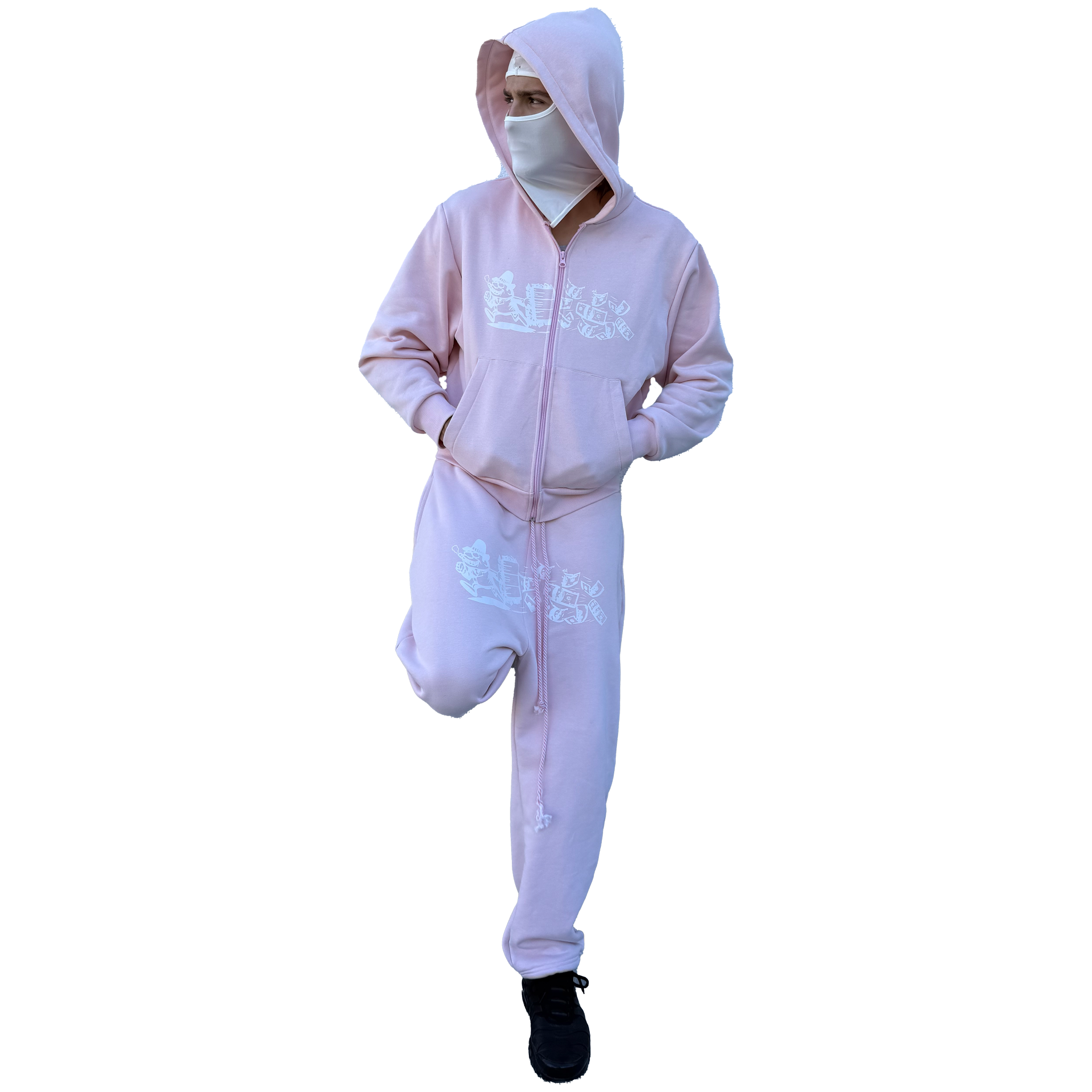 RUNNING MAN JOGGERS [BABY PINK]