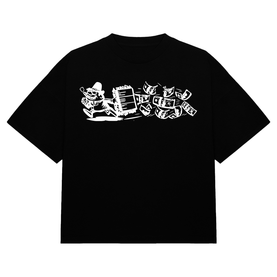 RUNNING MAN T-SHIRT [BLACK]