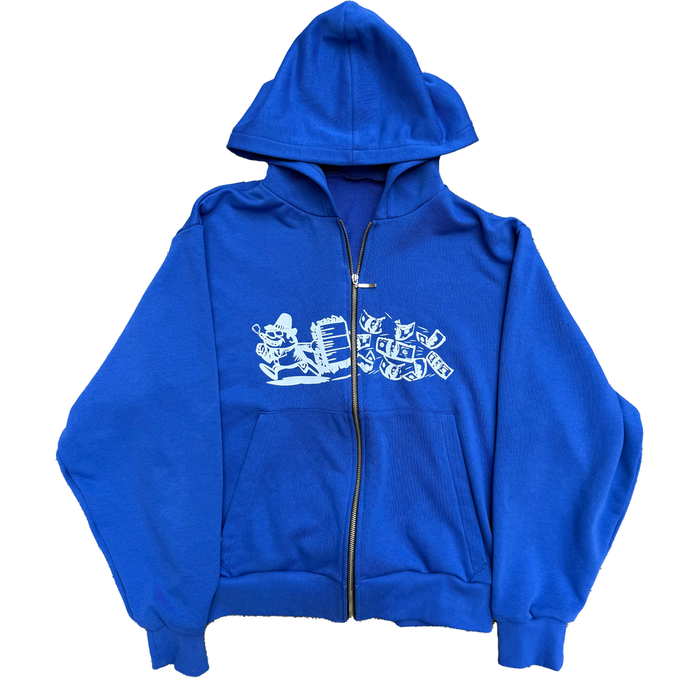 RUNNING MAN ZIP-UP [NAVY BLUE]