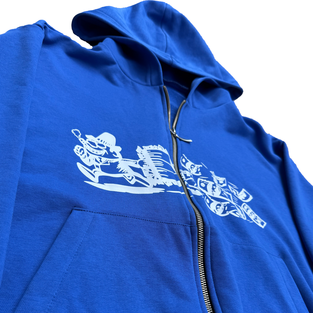 RUNNING MAN ZIP-UP [NAVY BLUE]