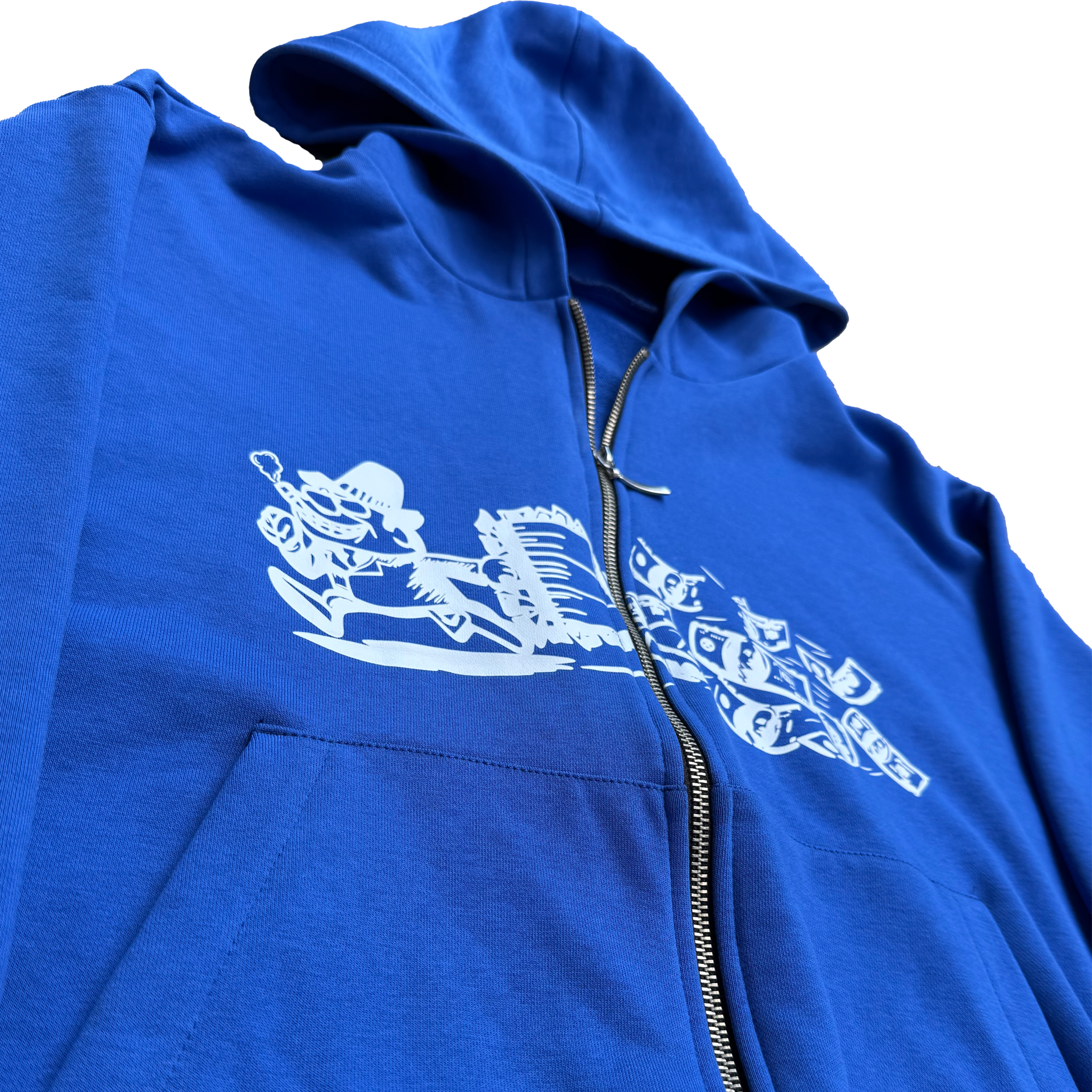 RUNNING MAN ZIP-UP [NAVY BLUE]