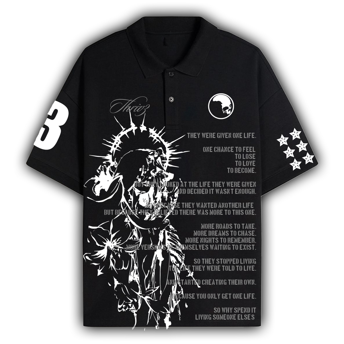 ALL IN POLO [BLACK/WHITE/GREY]