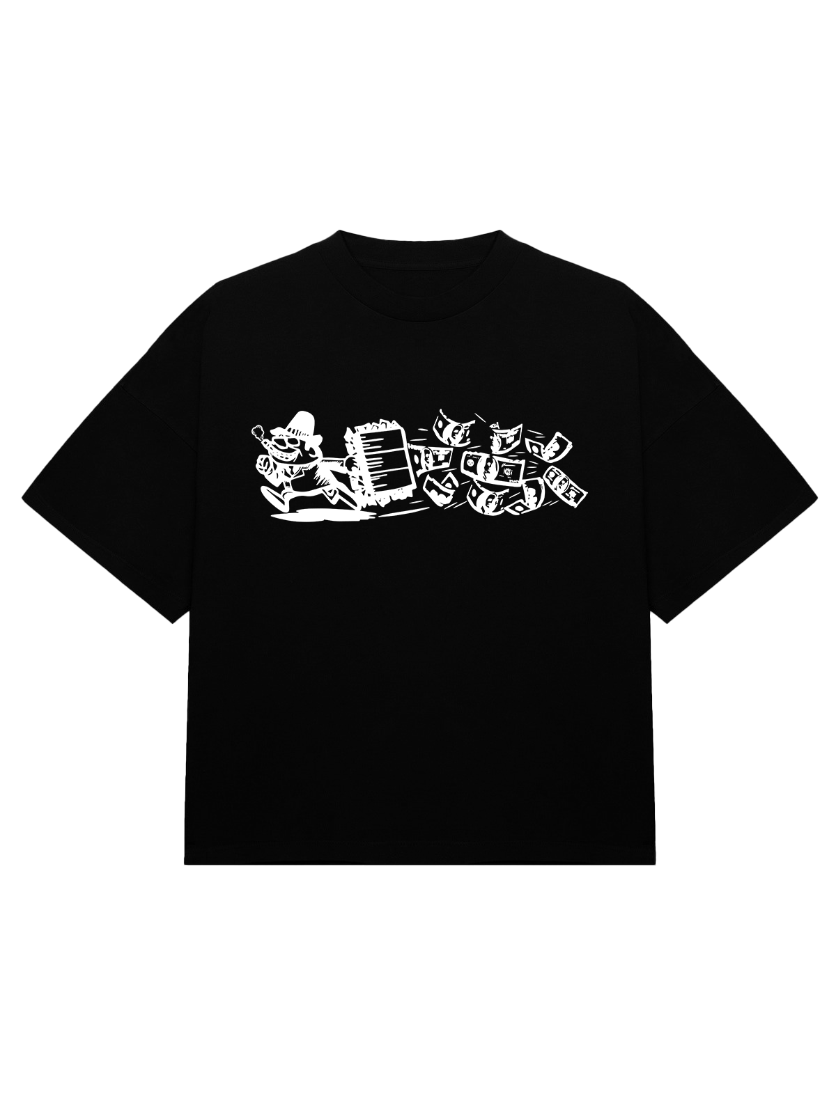 RUNNING MAN ESSENTIAL V1 [BLACK/WHITE]