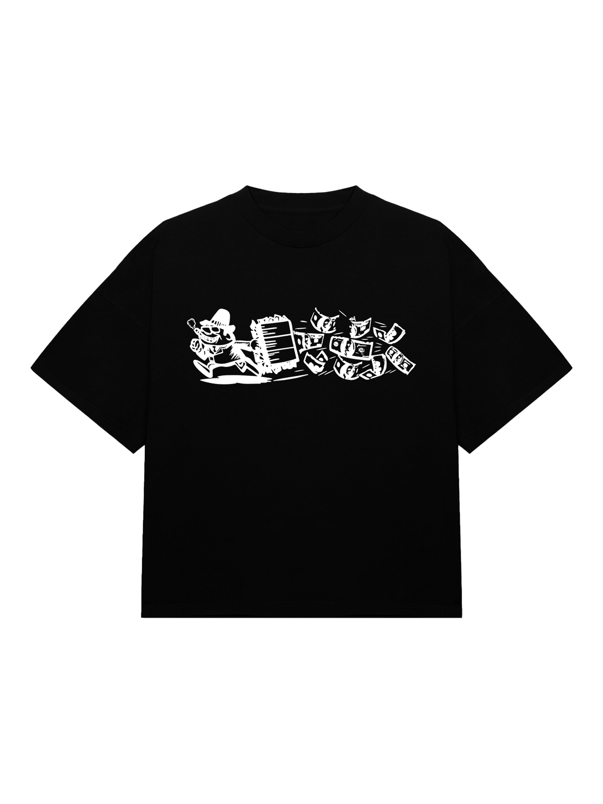RUNNING MAN ESSENTIAL V1 [BLACK/WHITE]
