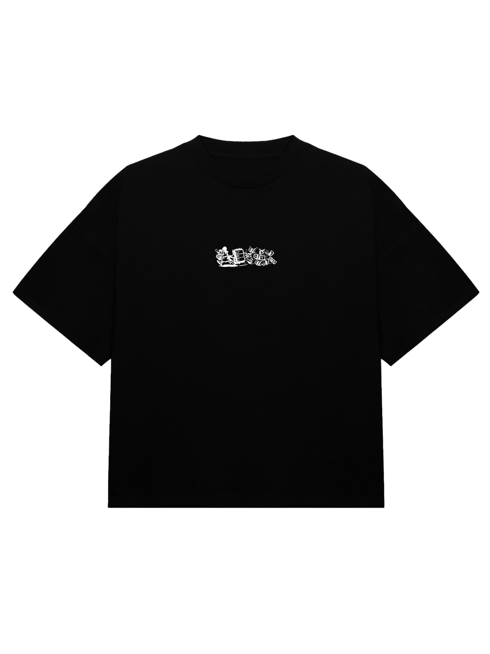 RUNNING MAN ESSENTIAL V2 [BLACK/WHITE]