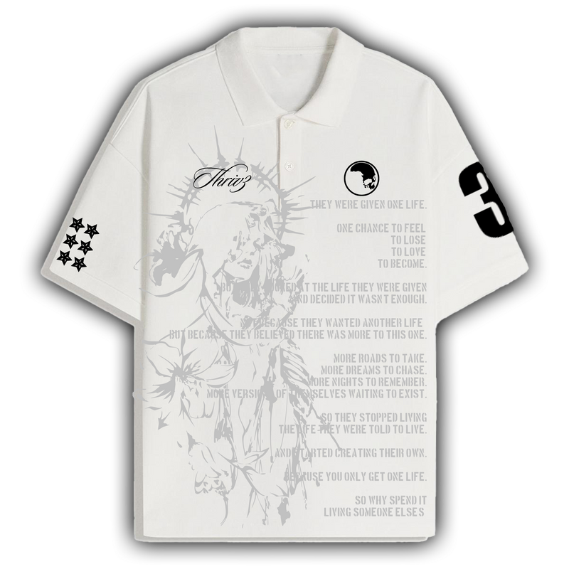 ALL IN POLO [WHITE/GREY]